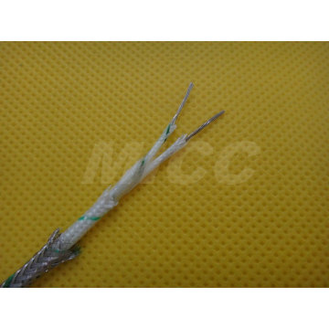 Cable de extensión del termopar Tipo KX-FG / FG / SSB-7 / 0.2x2-IEC